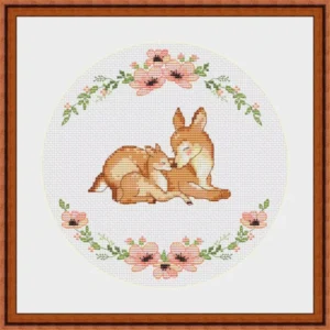 Mother & Baby Deer Pattern