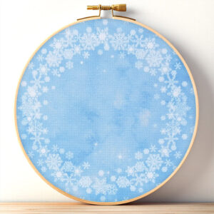 Blue Snow Wreath Aida