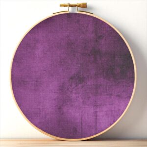 Purple Gothic Cross Stitch Fabric, Printed Halloween Aida Cloth