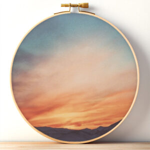 Sunset Printed Aida Fabric