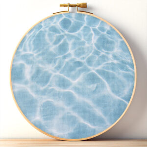 Ocean Water Printed Aida