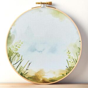 Woodland Scene Printed Aida Fabric