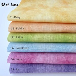Garden Blooms 32 Ct Linen